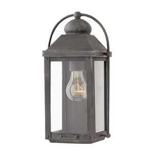 H1850DZLL Anchorage Entrance Outdoor Wall Light - Aged Zinc