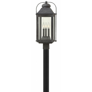 H1851DZ Anchorage Post Light Post Lights - Aged Zinc