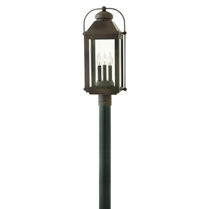 H1851LZ Anchorage Post Light Post Lights - Light Oiled Bronze