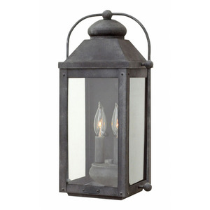 H1854DZ Anchorage Entrance Outdoor Wall Light - Aged Zinc