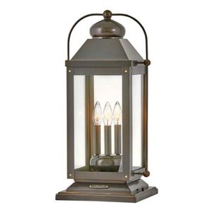 H1857LZLL Anchorage Pier Mount Post Lights - Light Oiled Bronze