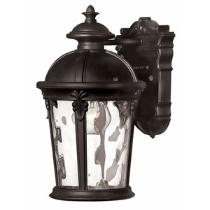 H1890BK Windsor Entrance Outdoor Wall Light - Black