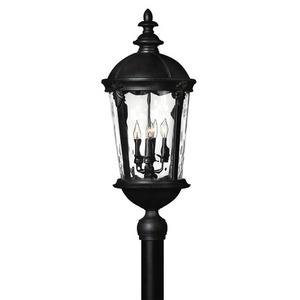 H1891BKLED Windsor Post Light Post Lights - Black