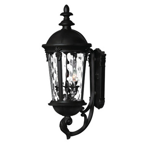 H1894BKLED Windsor Entrance Outdoor Wall Light - Black