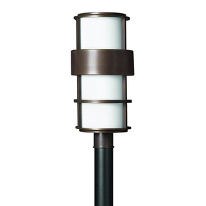 H1901MTLED Saturn Post Light Post Lights - Metro Bronze