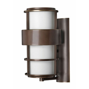 H1904MT Saturn Entrance Outdoor Wall Light - Metro Bronze