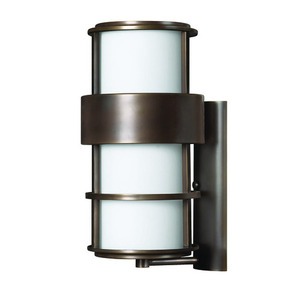 H1905MTLED Saturn Entrance Outdoor Wall Light - Metro Bronze