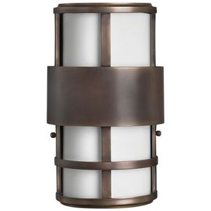 H1908MTGU24 Saturn Entrance Outdoor Wall Light - Metro Bronze