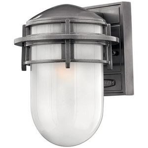 H1950HEGU24 Reef Entrance Outdoor Wall Light - Hematite