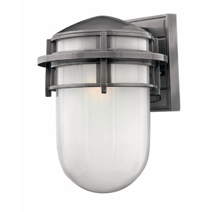 H1954HE Reef Entrance Outdoor Wall Light - Hematite