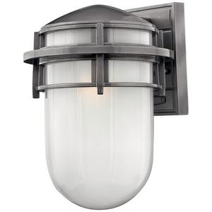 H1954HEGU24 Reef Entrance Outdoor Wall Light - Hematite