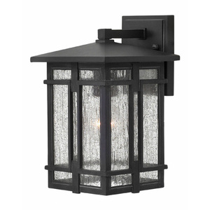 H1960MBLED Tucker Entrance Outdoor Wall Light - Museum Black