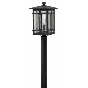 H1961MBLED Tucker Post Light Post Lights - Museum Black