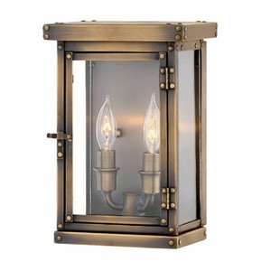 H2000DS Parkside Entrance Outdoor Wall Light - Dark Antique Brass