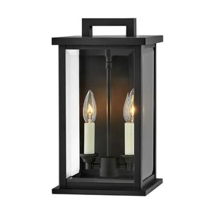 H20010BK Weymouth Entrance Outdoor Wall Light - Black