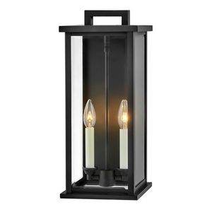 H20014BK Weymouth Entrance Outdoor Wall Light - Black