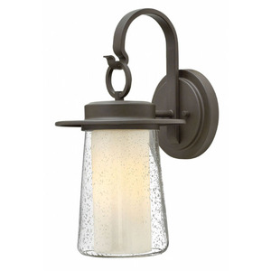 H2010OZLED Riley Entrance Outdoor Wall Light - Oil Rubbed Bronze