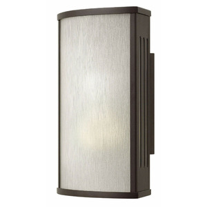 H2110BZLED District Entrance Outdoor Wall Light - Bronze