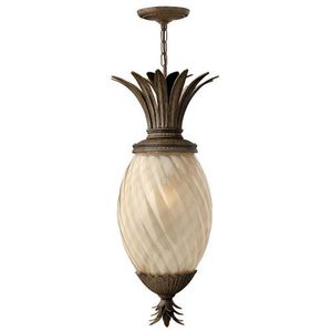 H2122PZGU24 Plantation Hanging Hanging Lantern - Pearl Bronze