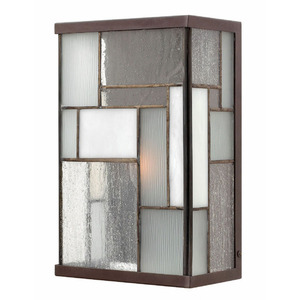 H2150KZ Mondrian Entrance Outdoor Wall Light - Buckeye Bronze