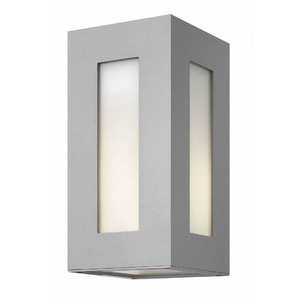 H2190TTLED Dorian Entrance Outdoor Wall Light - Titanium