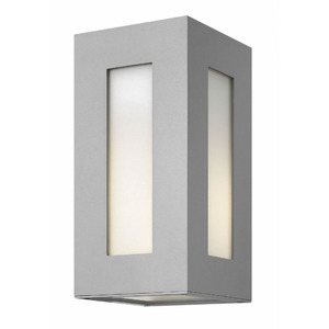 H2190TT Dorian Entrance Outdoor Wall Light - Titanium