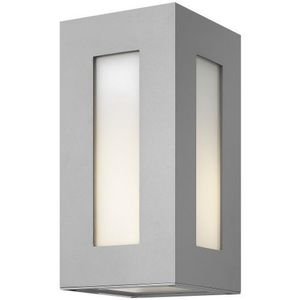 H2190TTGU24 Dorian Entrance Outdoor Wall Light - Titanium