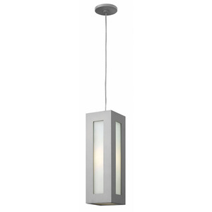 H2192TTLED Dorian Hanging Hanging Lantern - Titanium