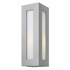 H2194TTLED Dorian Entrance Outdoor Wall Light - Titanium