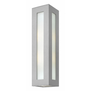 H2195TT Dorian Entrance Outdoor Wall Light - Titanium