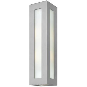 H2195TTGU24 Dorian Entrance Outdoor Wall Light - Titanium