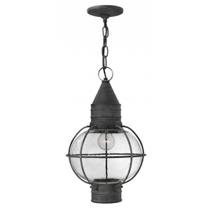 H2202DZ Cape Cod Hanging Hanging Lantern - Aged Zinc