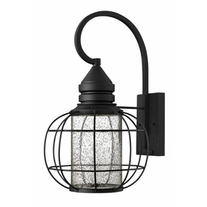 H2255BK New Castle Entrance Outdoor Wall Light - Black