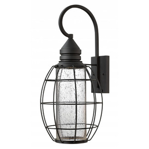 H2258BK New Castle Entrance Outdoor Wall Light - Black