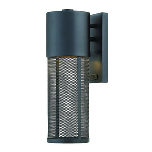 H2300BKLED Aria Entrance Outdoor Wall Light - Black