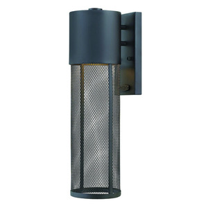 H2304BKLED Aria Entrance Outdoor Wall Light - Black