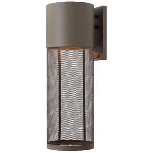 H2305KZGU24 Aria Entrance Outdoor Wall Light - Buckeye Bronze