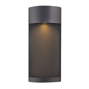 H2307BKLL Aria Entrance Outdoor Wall Light - Black