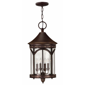 H2312CB Lucerne Hanging Hanging Lantern - Copper Bronze