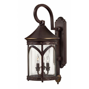 H2314CB Lucerne Entrance Outdoor Wall Light - Copper Bronze