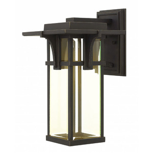 H2324OZLED Manhattan Entrance Outdoor Wall Light - Oil Rubbed Bronze