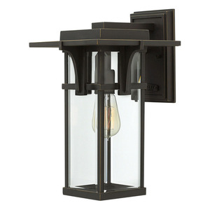 H2324OZ Manhattan Entrance Outdoor Wall Light - Oil Rubbed Bronze