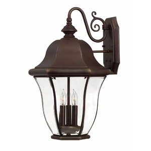 H2335CB Monticello Entrance Outdoor Wall Light - Copper Bronze