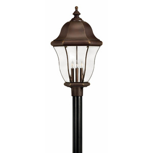 H2337CB Monticello Post Light Post Lights - Copper Bronze