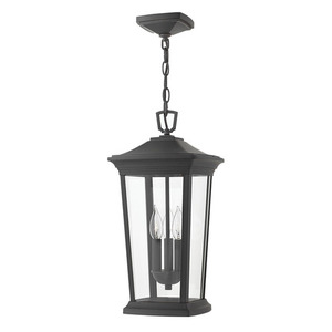 H2362MB Bromley Hanging Hanging Lantern - Museum Black