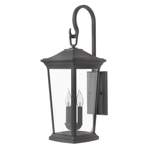 H2366MBLL Bromley Entrance Outdoor Wall Light - Museum Black