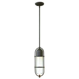 H2382OZ Mt. Laurel Hanging Hanging Lantern - Oiled Rubbed Bronze