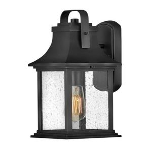 H2390TK Grant Entrance Outdoor Wall Light - Textured Black