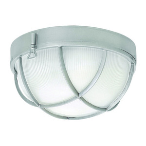 H2413HE Marina Flush Mount Ceiling Light - Hematite