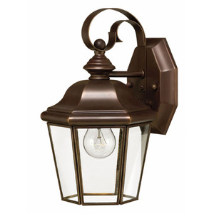 H2420CB Clifton Park Entrance Outdoor Wall Light - Copper Bronze